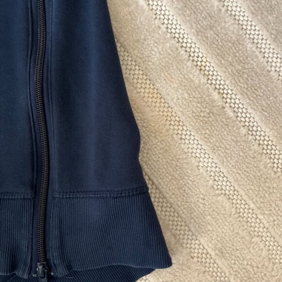 Men's Blue Adidas Crewneck Sweatshirt Side Zip Size XL - Picture 5 of 5